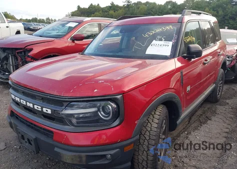 2021 Ford Bronco Sport Big Bend из США, поврежденный, VIN 3FMCR9B62MRA92402